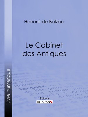 cover image of Le Cabinet des Antiques